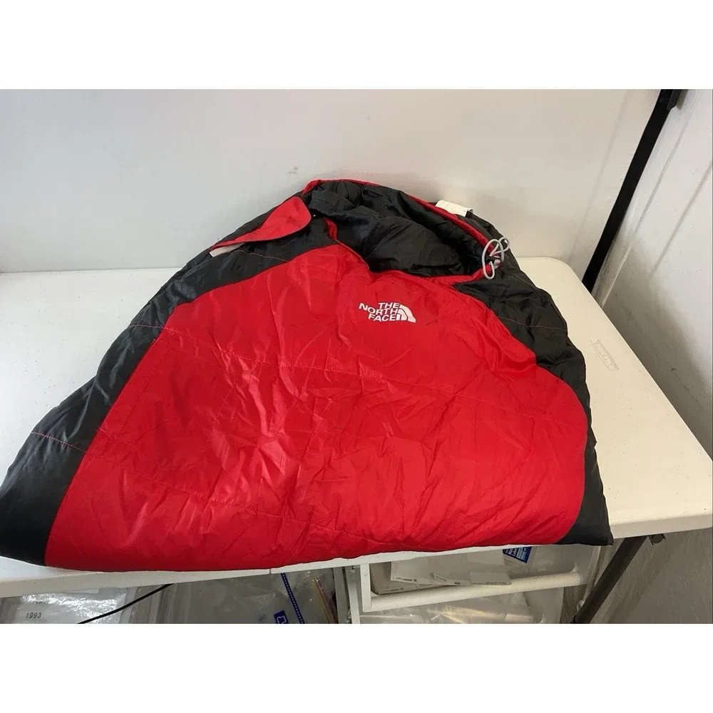 The North Face Blue Ridge Mens 20F -7C Sleeping Bag Camping Red Black